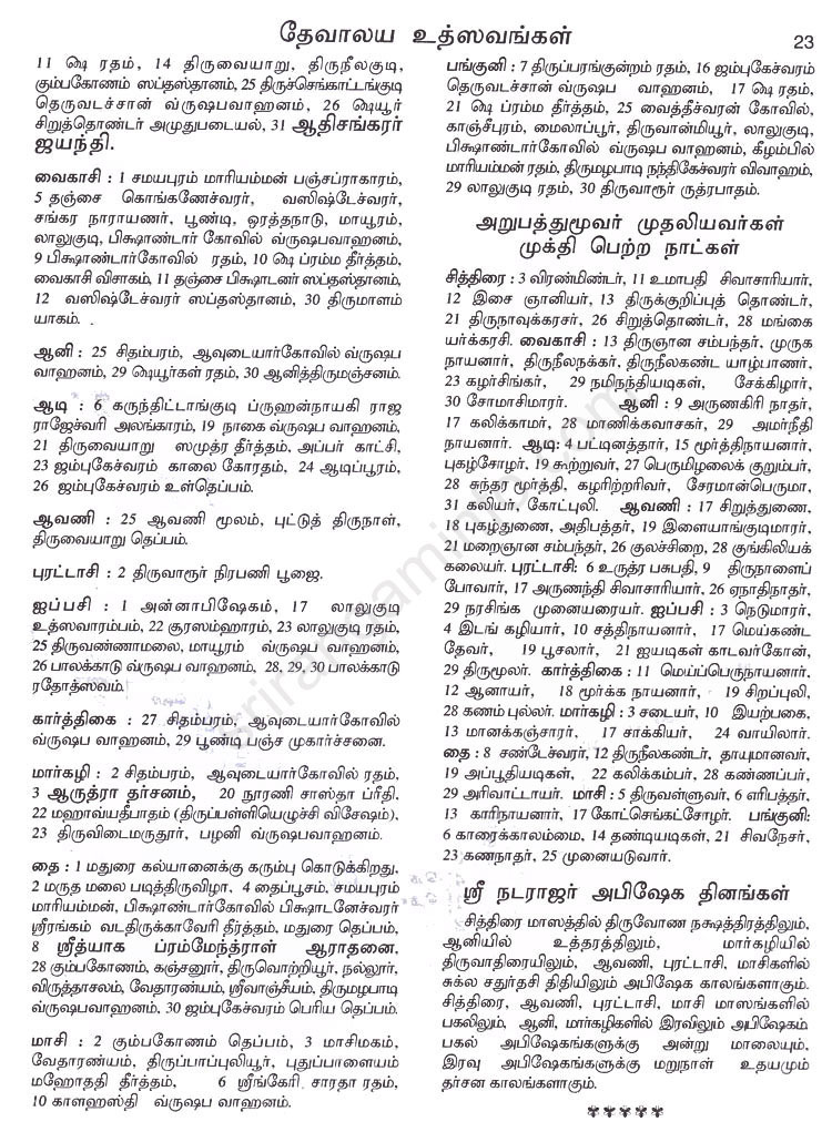 Panchangam